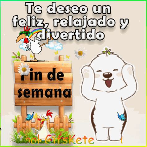 feliz fin de semana gif|More.